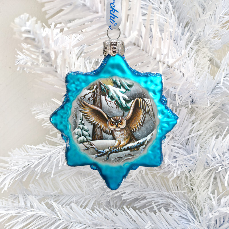 Keepsake 3'' Handmade Glass Holiday Shaped Ornament