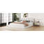 Grand lit plateforme tapissier