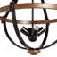 Lustre empire unique à 4 lumières Ellijay