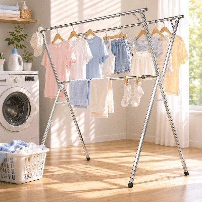 JOYBOS Drying Rack and Hanger Set