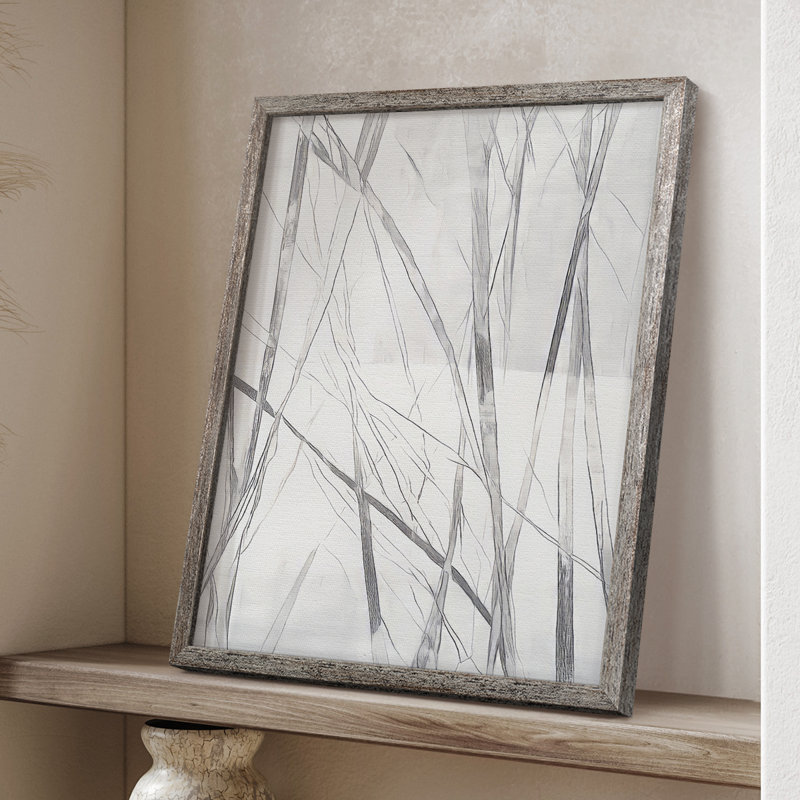 Série ABSTRACT DCCDXLIX, reproduction encadrée - bois massif, H 11 po x l 9 po