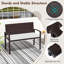 Rattan Garden Bench-209125859