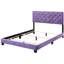 Lit mauve à base de matelas mauve - 48 po, grand 48 po, assemblage requis