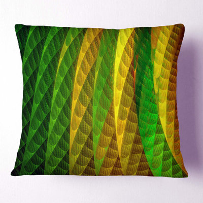 Layered Psychedelic Design - Abstract Printed Pillow