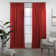 Double Pinch Pleat Extra Long & Extra Width Decorative Single Curtain Panel