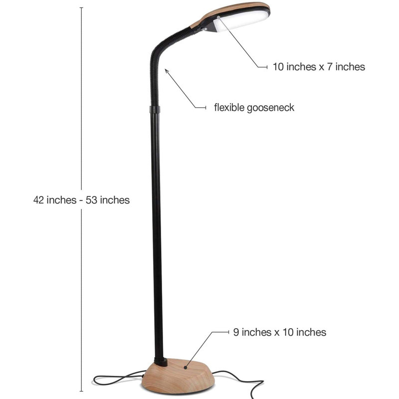15.94'' LED Arched Floor Lamp Set
