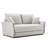 Stylish Gray Chenille Sectional With Pull-Out Sleeper And Storage Facilities Functional