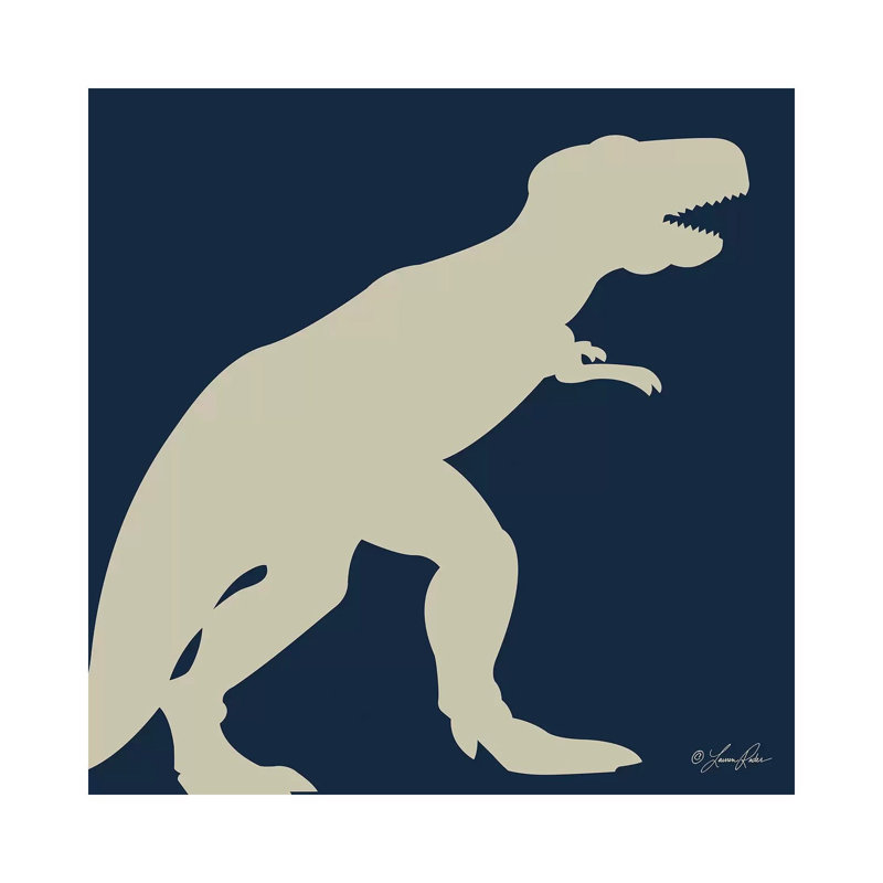 Dino I by Lauren Rader - Wrapped Canvas Print, 30.48 cm H x 30.48 cm W