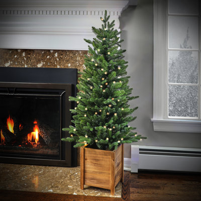 Arbre décoratif en pot 4 pi