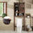 Gracie Oaks 68"H Farmhouse Over Toilet Storage Cabinet With Sliding Barn Door& 3 Adjustable Shelves,-431666623