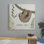 «Sloth Sayings I» par Victoria Borges, reproduction d'art sur toile