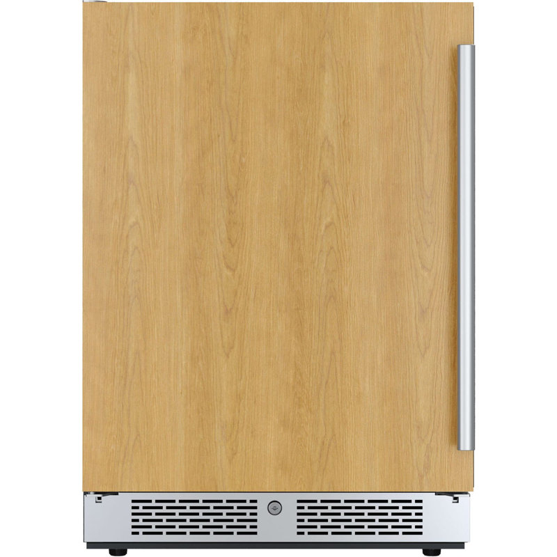 24 Inch Wide 14 Bottle Capacity and 82 Can Capacity Panel Ready Wine and Beverage Cooler, Left