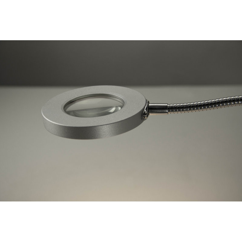 Agnew Metal Clip On Lamp, Chrome
