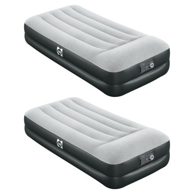 Matelas gonflable 16 personnes Sealy pour 2 personnes avec pompe à courant alternatif intégrée (ensemble de 2)