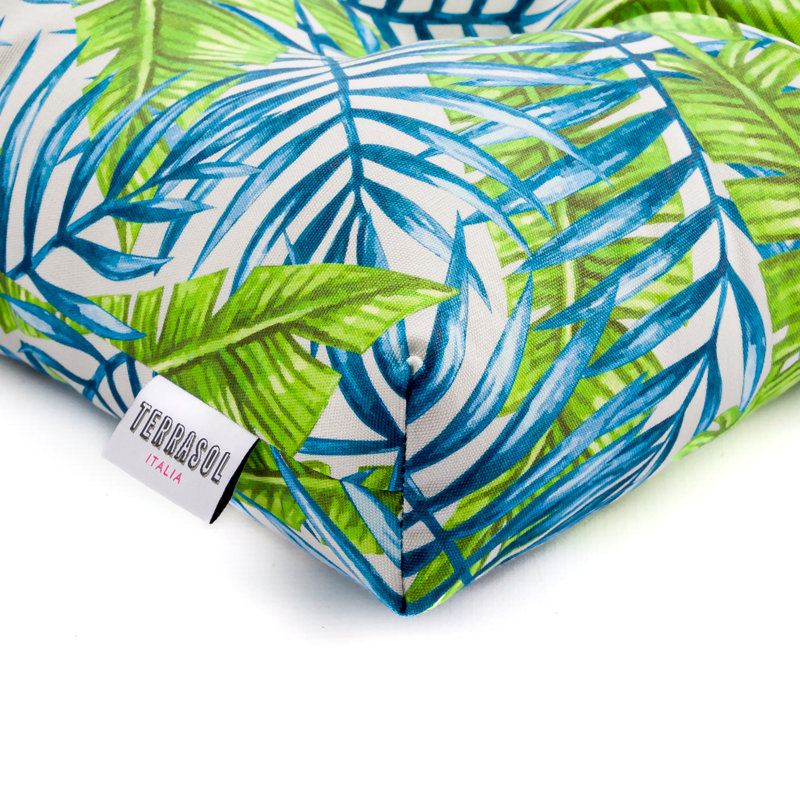  Italia Acrylic Outdoor Loveseat Cushion, Koa Persian
