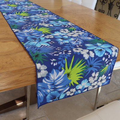 Tropical Hawaiian Print Table Runner