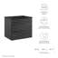 Meuble-lavabo mural 24 po Render