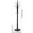 Freestanding Coat Rack Coats Tree Stand with Stable Marble Base & 6 Hooks