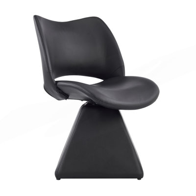 Modern Swivel Dining Chair with Comfortable High-Back Support