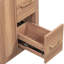 Meuble-lavabo en bois 36 po avec matériau robuste, 2 portes à fermeture douce, 3 tiroirs, lavabo en céramique, tablette ajustable pour petite armoire de salle de bain, construction, salles de bain