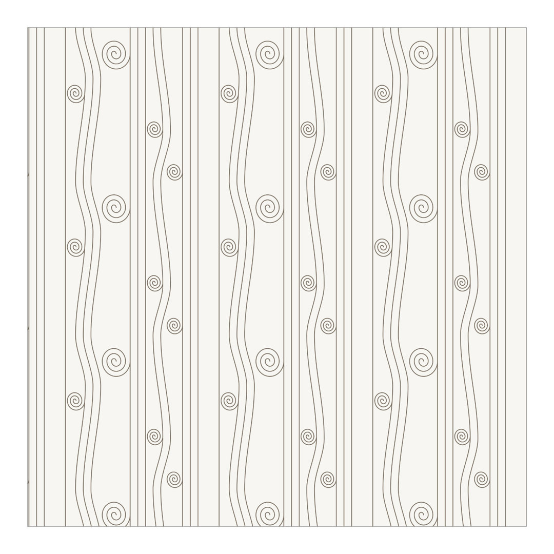 Ligne Blanche 2.9m x 4.32m Textured Matt Peel & Stick Wall Mural