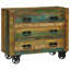 80cm Solid Wood Sideboard