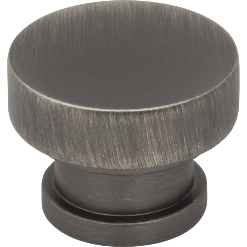 Elara Mushroom Knob, Brushed Pewter