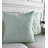 Embroidered Feather Reversible Throw Pillow