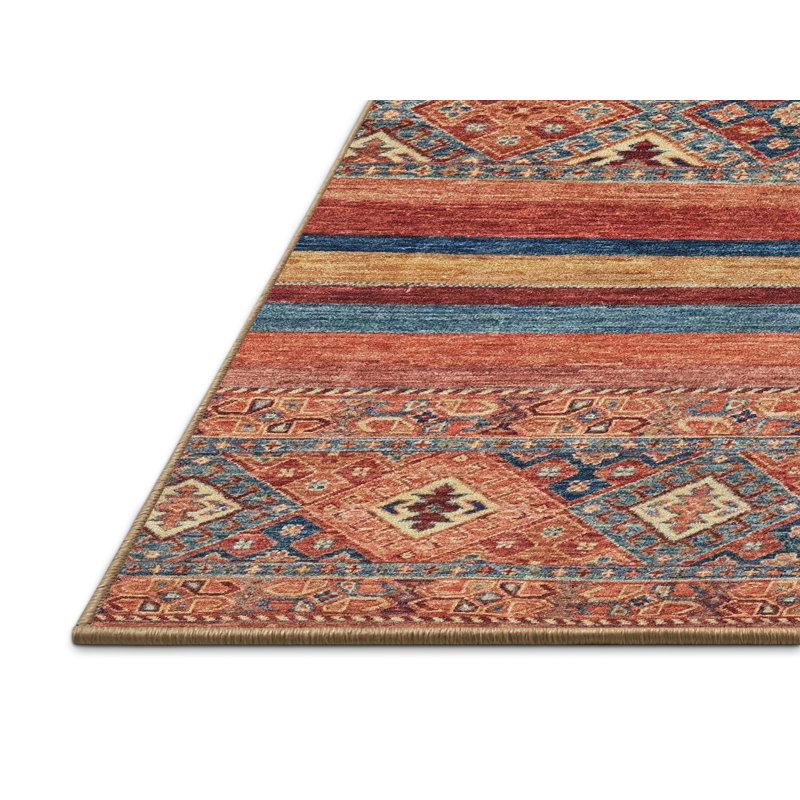 Abstract Indoor Rug, Rectangle 2' x 4'