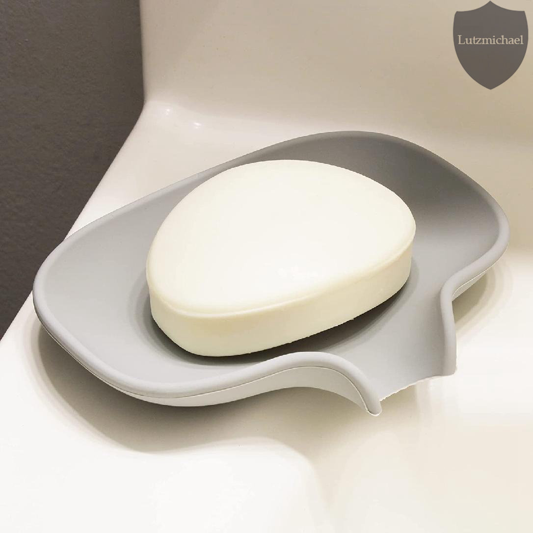 Rebrilliant Self Draining Soap Dishes Silicone Soap Dish with