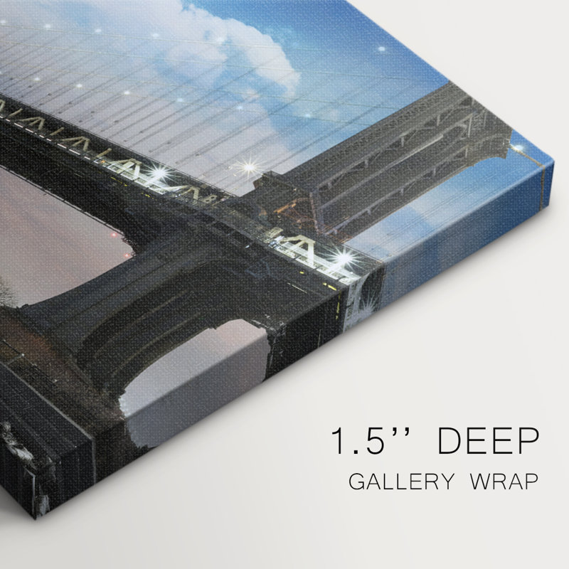 Nuit NY - Cavas enveloppés de galerie, 40 x 60
