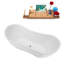 1790.7mm x 800.1mm Soaking Acrylic Bathtub-353975197