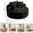 Boneless 55"Round Couch Boneless Round Chaise Foam Couch for Small Spaces, with Pillows for Living Room, Bedroom, Apartment No Assembly Required-1352870960