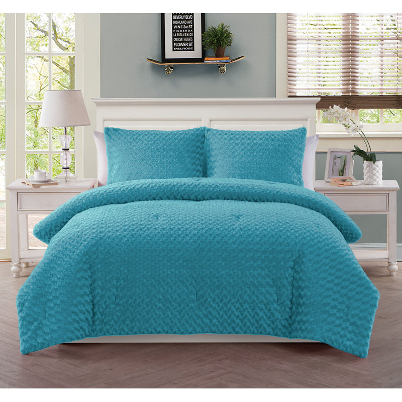 Comforter Set, Full, Blue