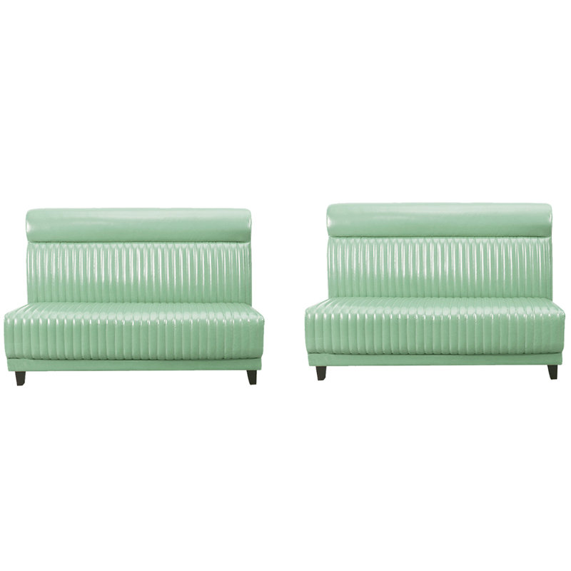 Banc rembourré en similicuir Simple Modern