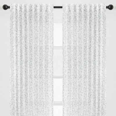 Rideau filtrant la lumière à texture douce 2 panneaux Hamrnand