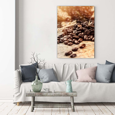 Coffee Beans - Wrapped Canvas Print