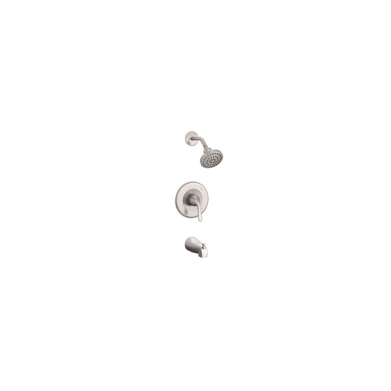 Système de douche complet Alvord, Nickel brossé