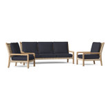 Hudson Outdoor 3 - Piece Conversation Set