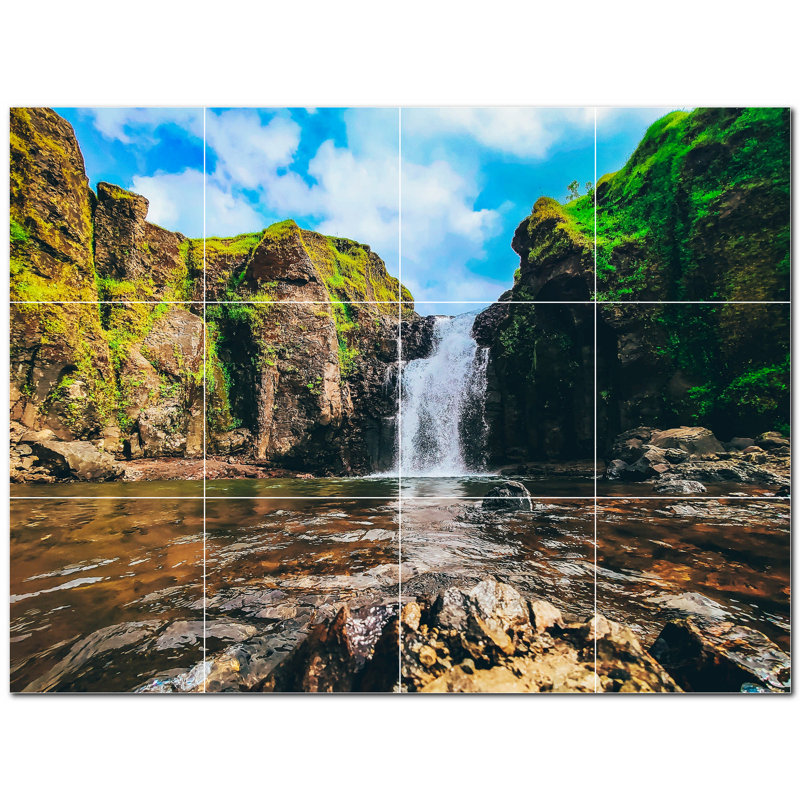 Panneau décoratif en céramique satinée 6 po x 6 po