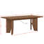 Bureau de direction 63 pouces, bureau d'ordinateur moderne en bois