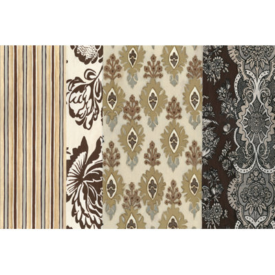 Neutral Nouveau Panel II by Megan Meagher - 1 Piece Wrapped Canvas Wall Art