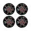 Ouroboros Vegan Leather Round Beaded Placemat-1054406730