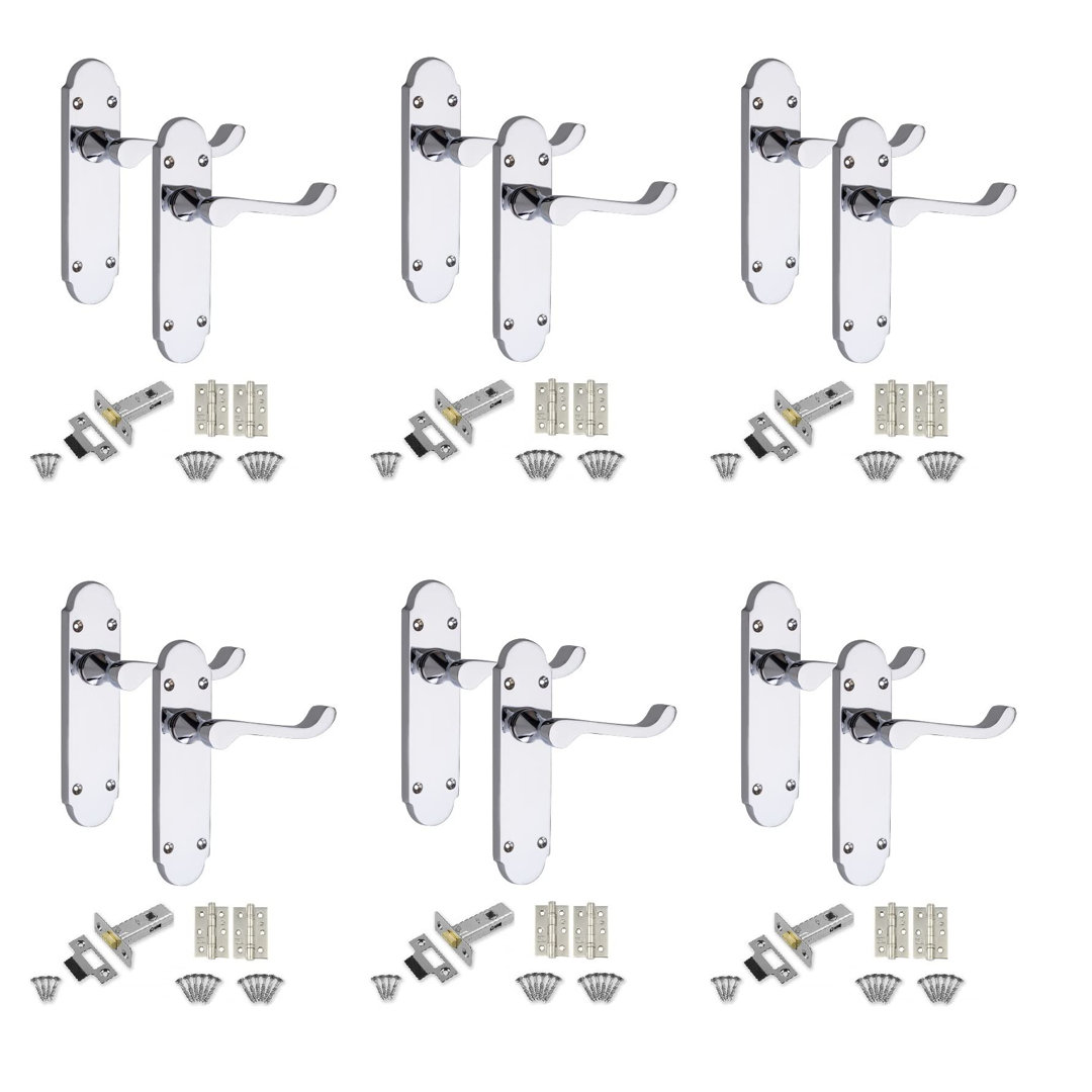 Latch Handle with Backplate