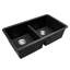 Évier de cuisine à double cuve encastrable 33 po x 19 po Quartz 50/50-100413116