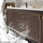Mid ancient style rock slab bathroom cabinet-112651928