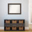 Miroir d'appoint mural en plastique avec finition patinée-1245294513
