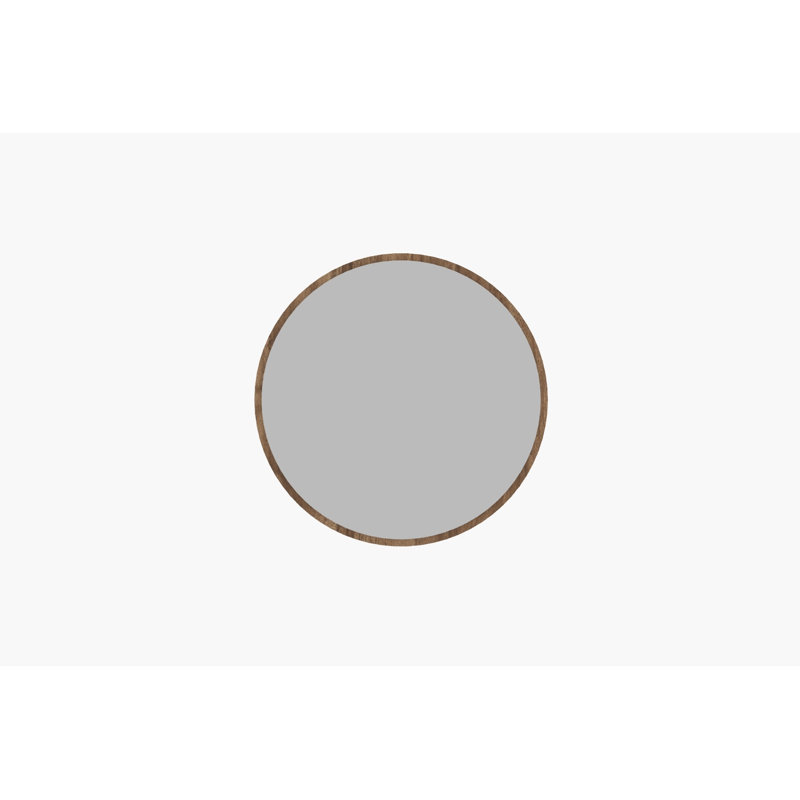 Alyze Concave Floor Mirror, Brown