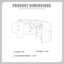 Armoire de rangement rayée avec 4 portes et tablette réglable-1738744111