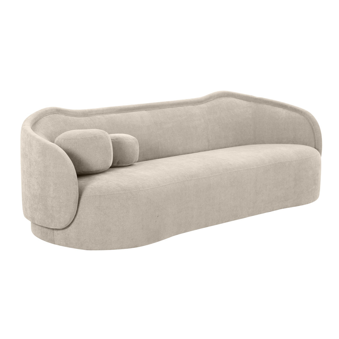Clarabnelah Circe Textured Velvet Sofa Wade Logan® Upholstery 